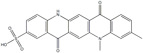 5,7,12,14-Tetrahydro-10,12-dimethyl-7,14-dioxoquino[2,3-b]acridine-2-sulfonic acid