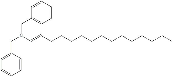 (1-Pentadecenyl)dibenzylamine Structure
