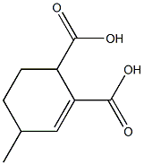 4-Methyl-2-cyclohexene-1,2-dicarboxylic acid Structure