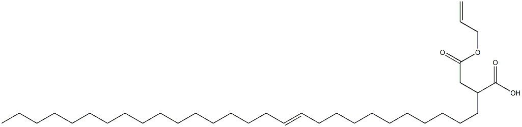 2-(11-オクタコセニル)こはく酸1-水素4-アリル 化学構造式
