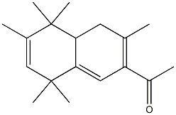 7-Acetyl-1,4,4a,5-tetrahydro-1,1,3,4,4,6-hexamethylnaphthalene Struktur