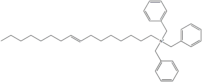 (8-Hexadecenyl)tribenzylaminium Structure