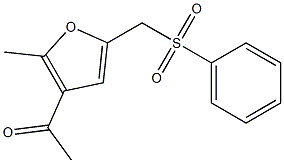 3-Acetyl-5-phenylsulfonylmethyl-2-methylfuran