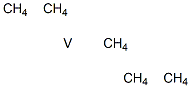 Vanadium pentacarbon Struktur