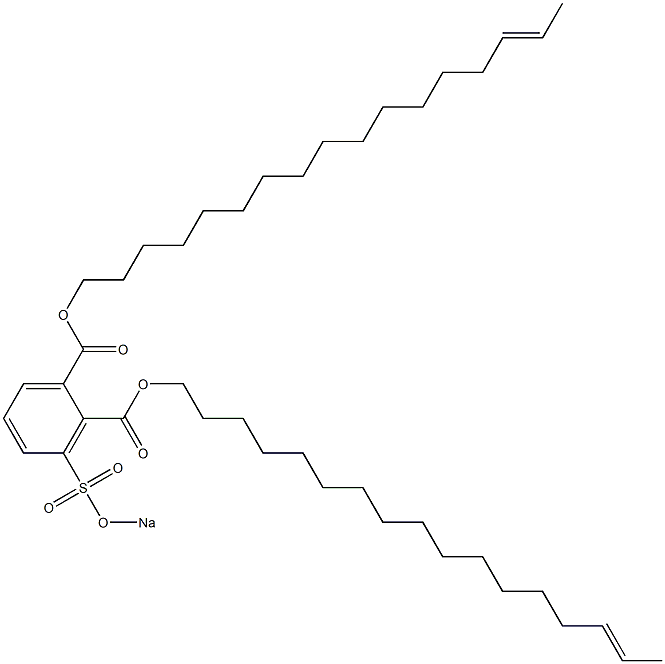  3-(Sodiosulfo)phthalic acid di(15-heptadecenyl) ester
