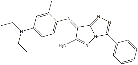 (7E)-7-[[2-Methyl-4-(diethylamino)phenyl]imino]-3-phenyl-7H-pyrazolo[5,1-c]-1,2,4-triazol-6-amine