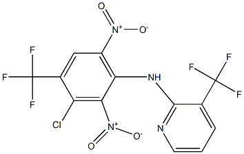 3-Trifluoromethyl-N-(3-chloro-4-trifluoromethyl-2,6-dinitrophenyl)pyridin-2-amine