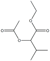 2-Acetyloxy-3-methylbutyric acid ethyl ester 结构式