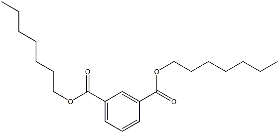 1,3-Benzenedicarboxylic acid diheptyl ester Struktur