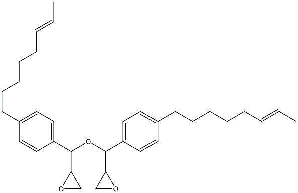 4-(6-Octenyl)phenylglycidyl ether Struktur
