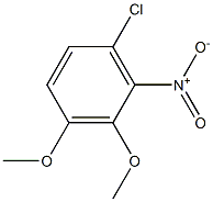 6-Chloro-2,3-dimethoxy-1-nitrobenzene Structure