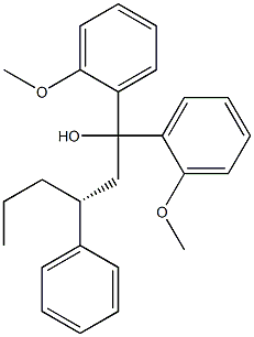 [R,(-)]-1,1-Bis(o-methoxyphenyl)-3-phenyl-1-hexanol