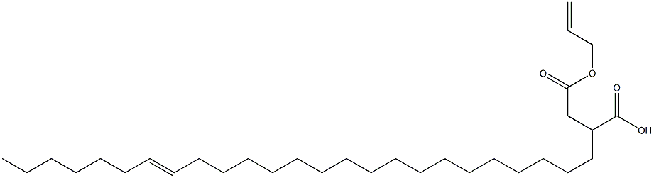 2-(18-Pentacosenyl)succinic acid 1-hydrogen 4-allyl ester Struktur