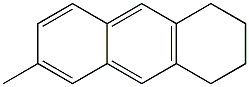 1,2,3,4-Tetrahydro-6-methylanthracene Structure