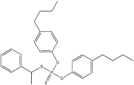 Dithiophosphoric acid O,O-bis(4-butylphenyl)S-(1-phenylethyl) ester