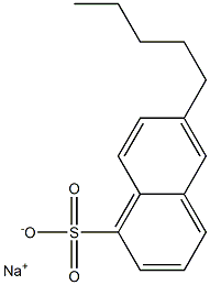 6-Pentyl-1-naphthalenesulfonic acid sodium salt