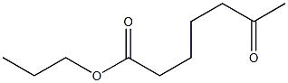 6-Ketoenanthic acid propyl ester Structure