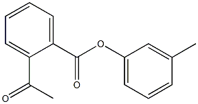 2-Acetylbenzoic acid 3-methylphenyl ester Structure