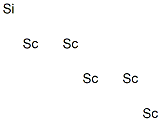 Pentascandium silicon Struktur