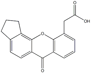 1,2,3,6-Tetrahydro-6-oxo-11-oxa-11H-cyclopent[a]anthracene-10-acetic acid Structure