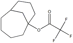 Trifluoroacetic acid bicyclo[4.3.1]decan-1-yl ester Structure