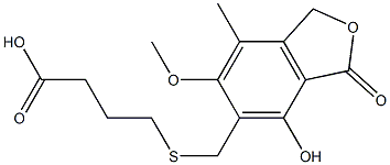  5-[[(3-Carboxypropyl)thio]methyl]-1,3-dihydro-4-hydroxy-6-methoxy-7-methylisobenzofuran-3-one