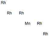 Manganese pentarhodium Structure