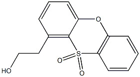 Phenoxathiin-1-ethanol 10,10-dioxide Structure