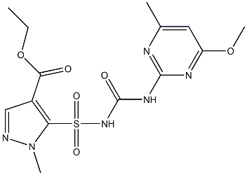  5-(4-Methoxy-6-methyl-2-pyrimidinylaminocarbonylsulfamoyl)-1-methyl-1H-pyrazole-4-carboxylic acid ethyl ester