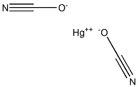 Mercury(II)dicyanate Struktur