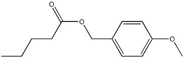 Pentanoic acid 4-methoxybenzyl ester Struktur