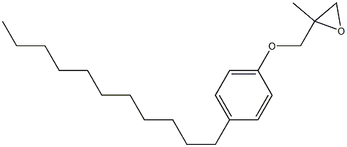 4-Undecylphenyl 2-methylglycidyl ether Structure
