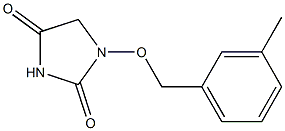  1-[(m-Methylbenzyl)oxy]hydantoin