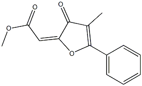 2-Methoxycarbonylmethylene-4-methyl-5-phenylfuran-3(2H)-one
