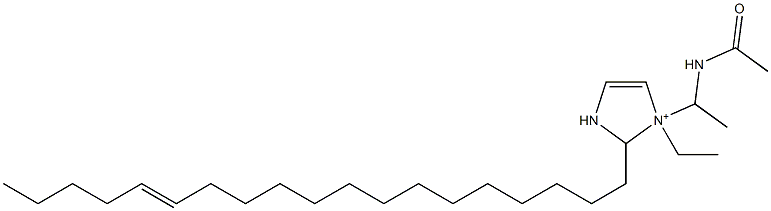  1-[1-(Acetylamino)ethyl]-1-ethyl-2-(14-nonadecenyl)-4-imidazoline-1-ium