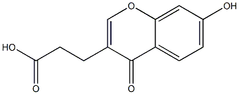 3-(7-Hydroxy-4-oxo-4H-1-benzopyran-3-yl)propionic acid