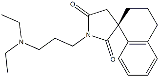 (1R)-1'-[3-(Diethylamino)propyl]-3,4-dihydrospiro[naphthalene-1(2H),3'-pyrrolidine]-2',5'-dione 结构式