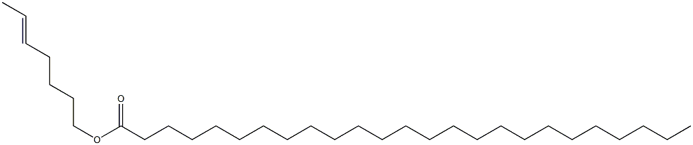 Pentacosanoic acid 5-heptenyl ester Structure