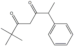 2,2-Dimethyl-6-phenyl-3,5-heptanedione Struktur