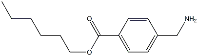 4-(Aminomethyl)benzoic acid hexyl ester Struktur