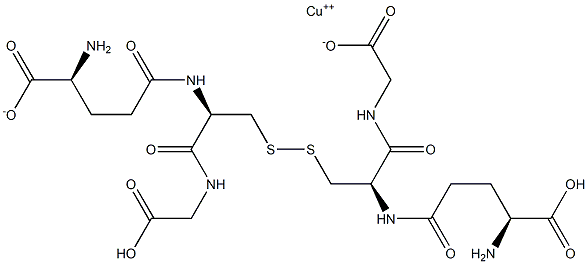 グルタチオン銅塩 化学構造式