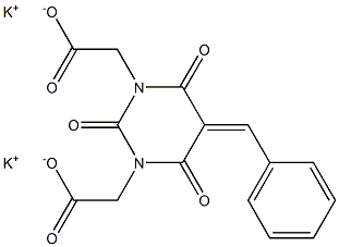 Hexahydro-5-benzylidene-2,4,6-trioxo-1,3-pyrimidinediacetic acid dipotassium salt