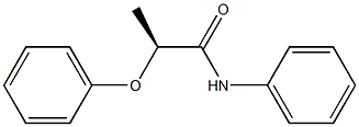 [S,(-)]-2-Phenoxy-N-phenylpropionamide,,结构式