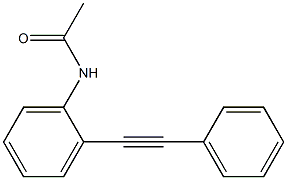 N-Acetyl-2-(phenylethynyl)aniline Structure