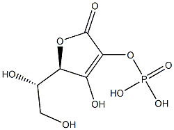 2-O-Phospho-L-ascorbic acid Struktur