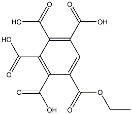 Benzene-1,2,3,4,5-pentakis(carboxylic acid ethyl) ester Struktur