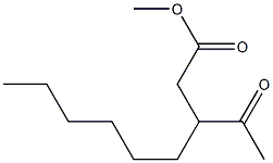 3-Hexyl-4-oxovaleric acid methyl ester 结构式
