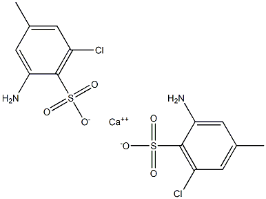  Bis(2-amino-6-chloro-4-methylbenzenesulfonic acid)calcium salt