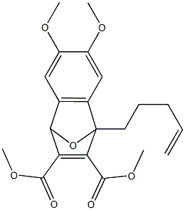 1,4-Dihydro-1-(4-pentenyl)-6,7-dimethoxy-1,4-epoxynaphthalene-2,3-dicarboxylic acid dimethyl ester