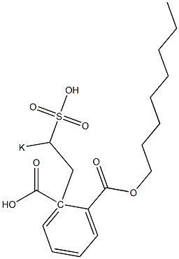 Phthalic acid 1-octyl 2-(2-potassiosulfoethyl) ester